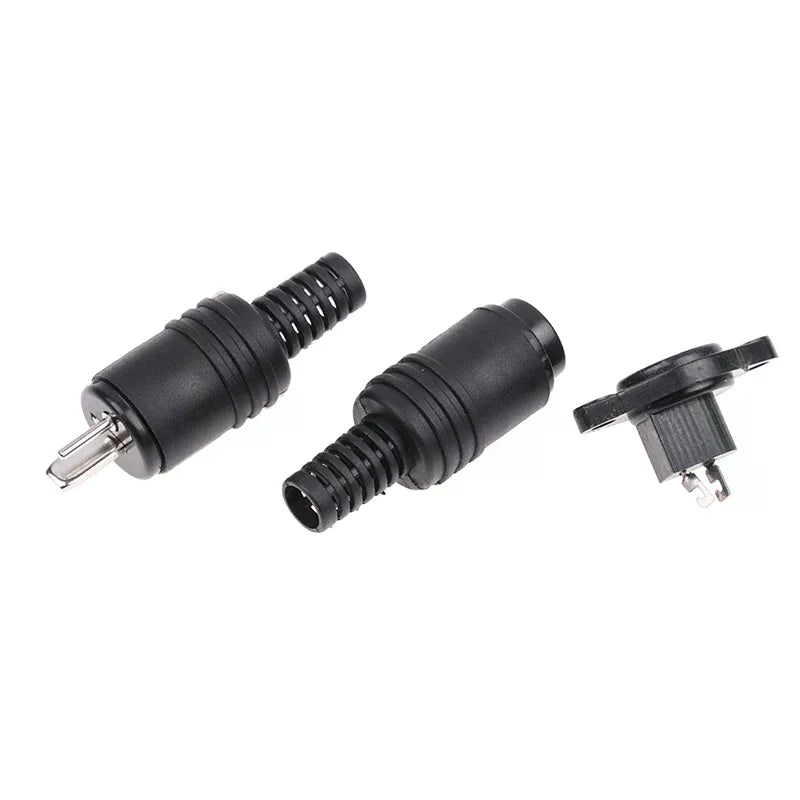 2 Pin DIN Speaker Wire Plug | HiFi Loudspeaker Solder Connector