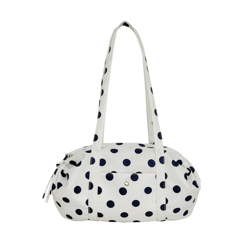 Korean Polka Dot Crossbody Bag – Nylon Travel & Sports Handbag Crossbody Shoulder Bag Nixie