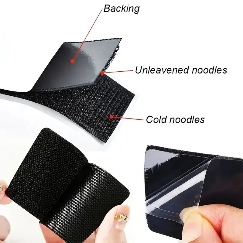 Double-Sided Hook & Loop Carpet Fixing Tape – Anti-Slip Mat Hook & Loop Fastener Tape Nixie