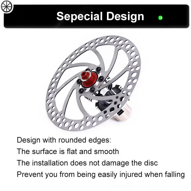 ZOOM MTB Disc Brake Rotor 140-203mm 6-Bolt Stainless Steel Bike Disc Brake Rotor Nixie