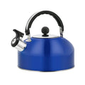 3L Stainless Steel Whistling Camping Kettle | Ergonomic Handle Stovetop Whistling Kettle Nixie 3L Blue