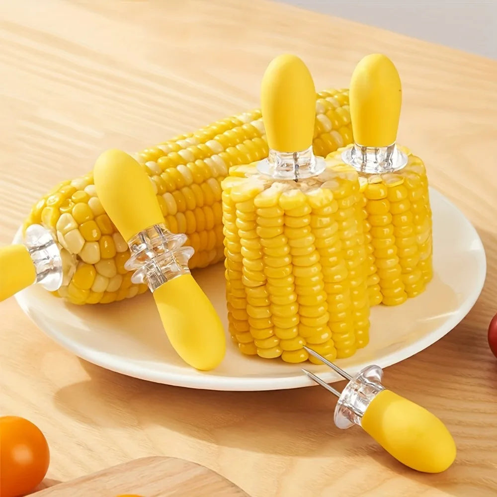 2PCS Corn on the Cob BBQ Forks – Grilling Skewer Set