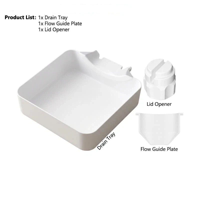 Washing Machine Drain Tray – Leakproof, Tool-Free Water Catcher