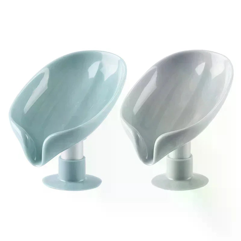 No-Drill Wall-Mounted Soap Dish Suction Cup with Drainer Soap Dish Nixie