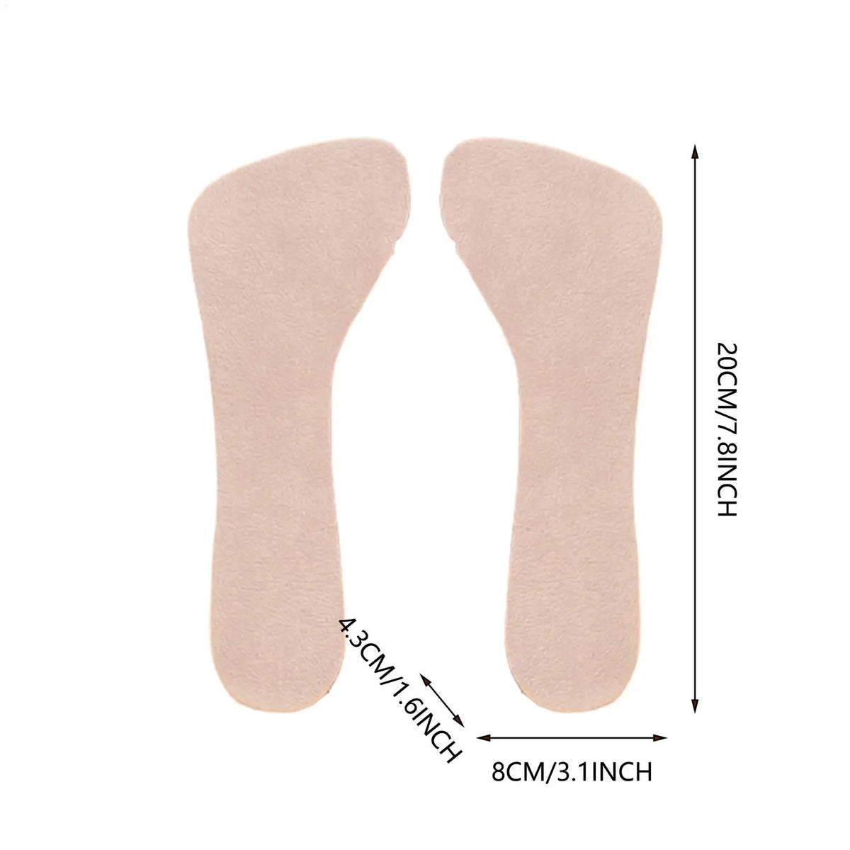 Women's Ultra-Thin Anti-Slip Adhesive Sandal Insoles (1 Pair) Sandal Insoles Nixie