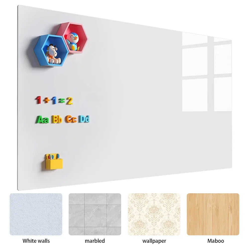 Magnetic Dry Erase Whiteboard Sticker 24x18" with Markers Kit Dry Erase Whiteboard Nixie