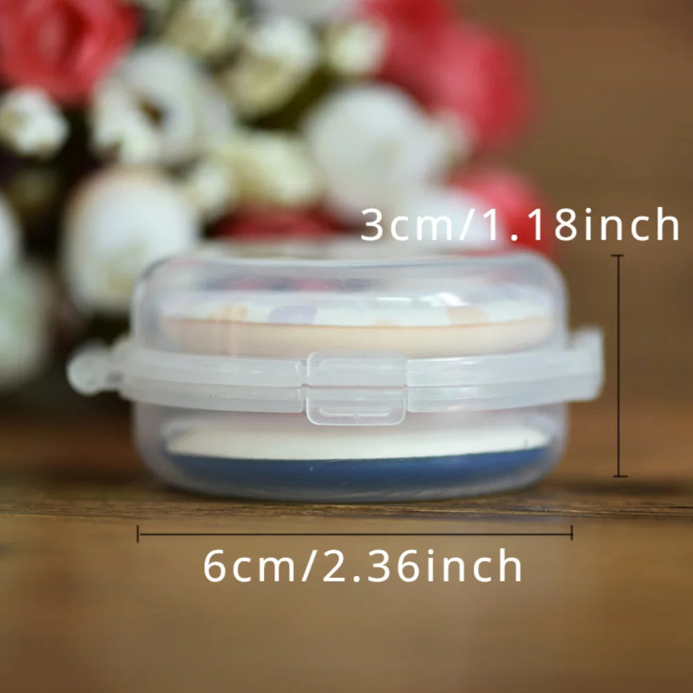 Double-Layer Folding Air Cushion Powder Storage Box | Portable