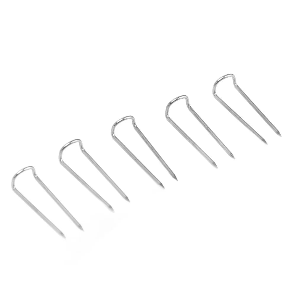 200Pcs Stainless Steel U-Shaped Sewing Fork Pins – Silver Sewing Fork Pins Nixie