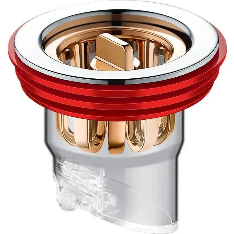 Odor Proof Floor Drain Valve & Sewer Core Backflow Preventer Floor Drain Insert Nixie copper