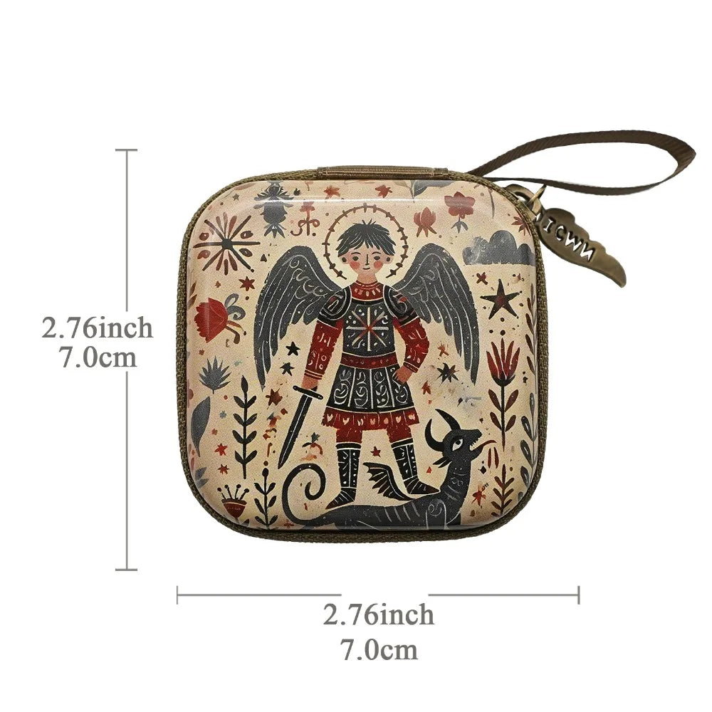 Virgin Mary Rosary Storage Bag – Zippered Christian Gift Box