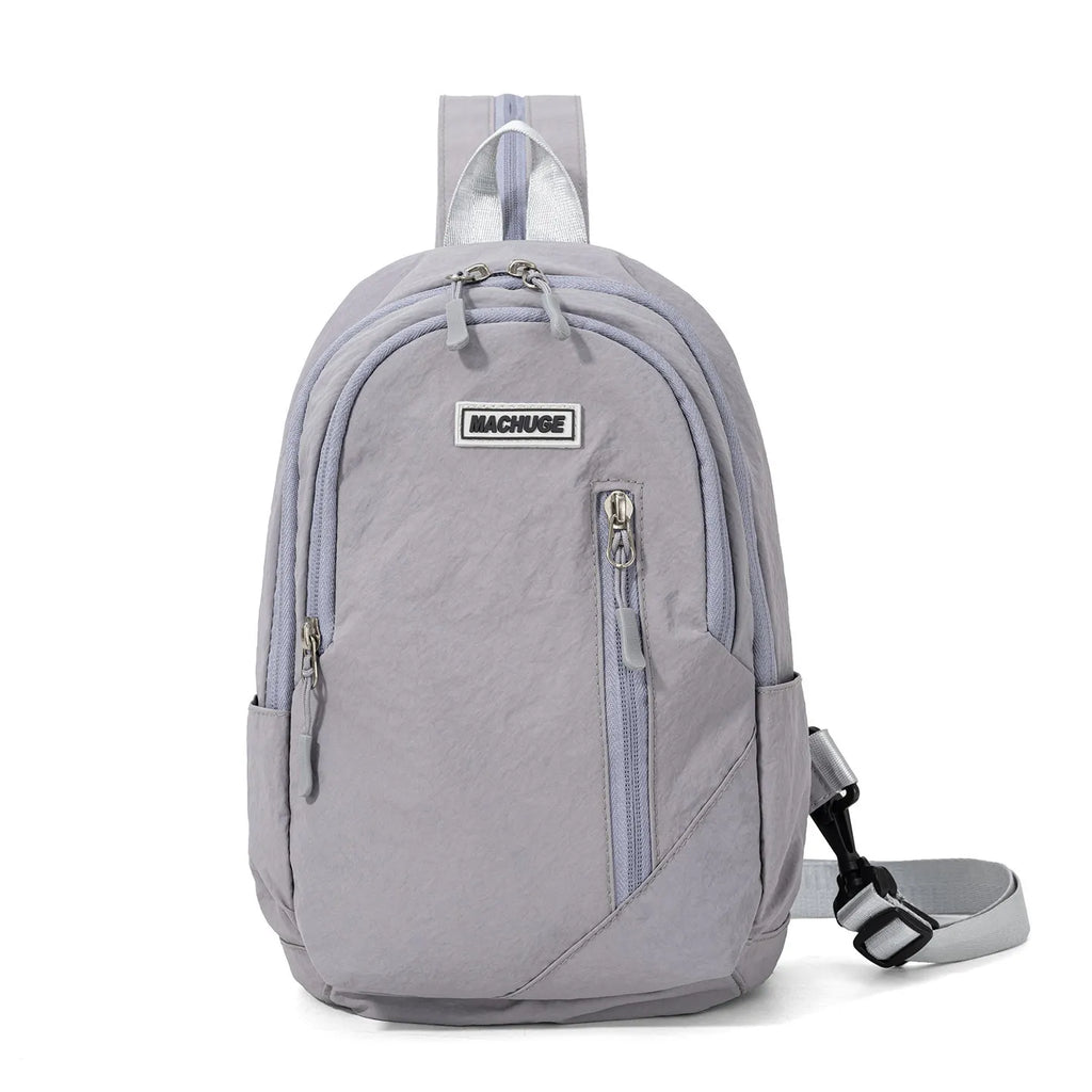 Nixie Waterproof Chest Bag – Hiking & Cycling Crossbody Pack Outdoor Chest Bag Nixie Gray