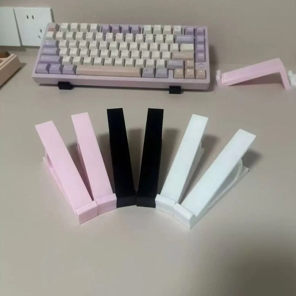 Plastic Keyboard Riser Stand Elevated Angle Holder – 1 Pair