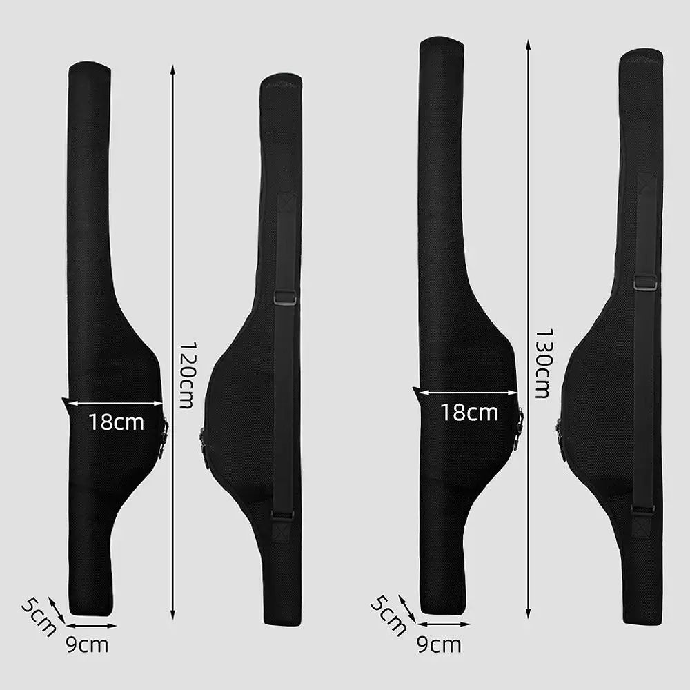 Folding Fishing Rod Bag 120/130CM – Waterproof Nylon Carry Case Fishing Rod Bag Nixie
