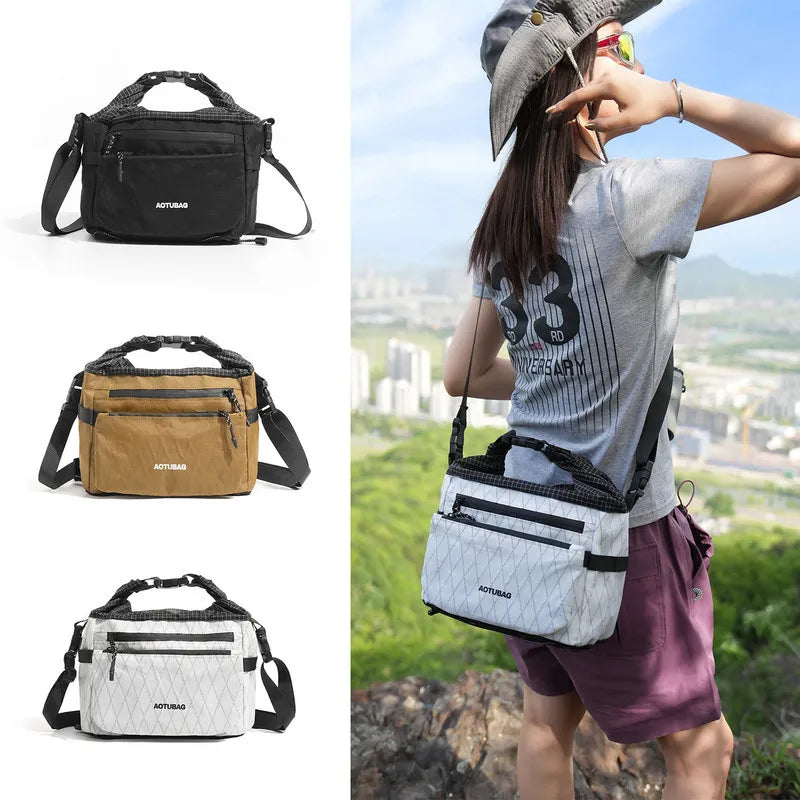 Men's Lightweight Plaid Crossbody Bag – Casual Shoulder Bag Crossbody Shoulder Bag Nixie