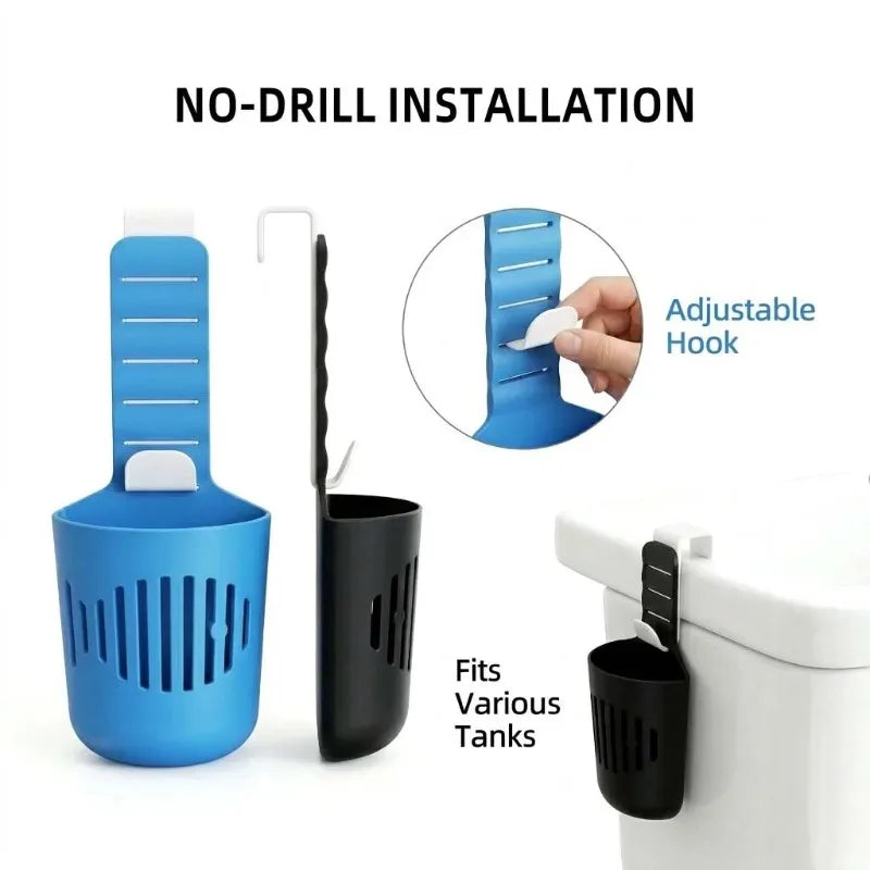 Silicone Toilet Tank Tablet Holder & Bowl Cleaner Hanger Toilet Cleaner Holder Nixie