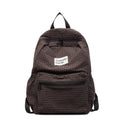 Nixie Large-Capacity Nylon Backpack – Commuter & Travel Nylon Backpack Nixie Coffee