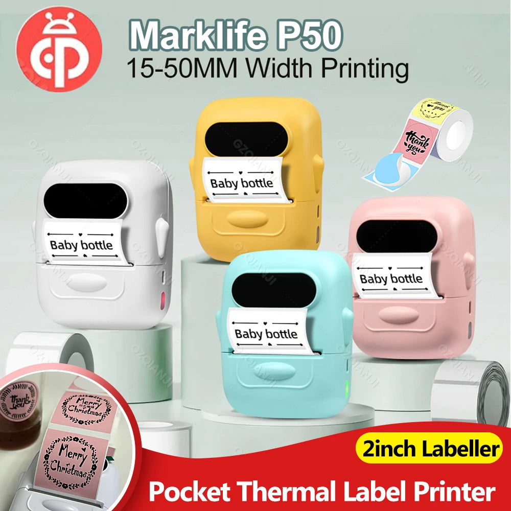Marklife P50 Portable Bluetooth Thermal Label Printer