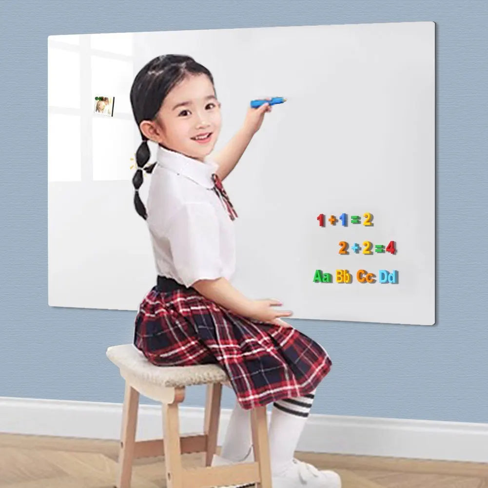 Magnetic Dry Erase Whiteboard Sticker 24x18" with Markers Kit Dry Erase Whiteboard Nixie