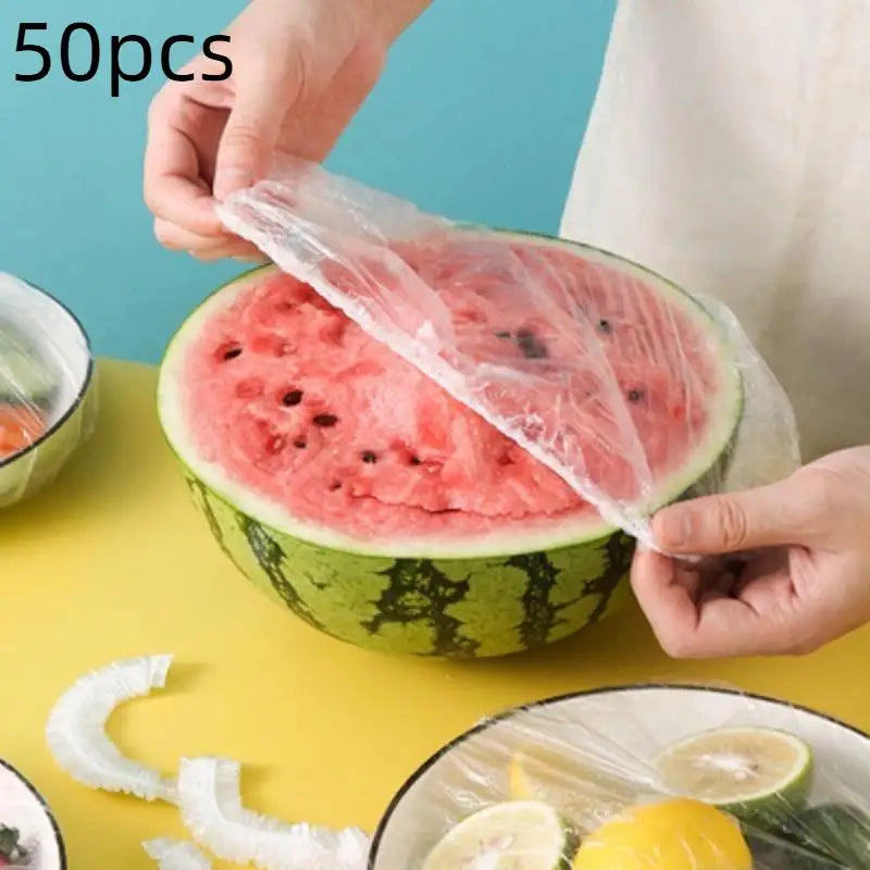 Elastic Food Cover Wraps BPA-Free PE 50/100 Pcs | JETTING Elastic Food Cover Wraps Nixie A2