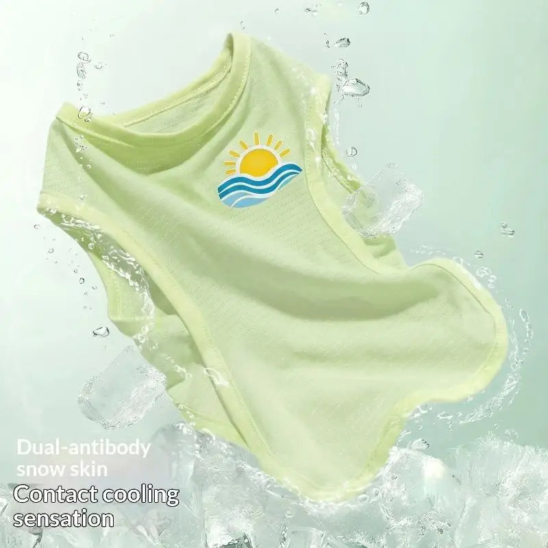 Cooling Dog Vest with Fan – Breathable Ice Silk Summer Coat Dog Cooling Vest Nixie
