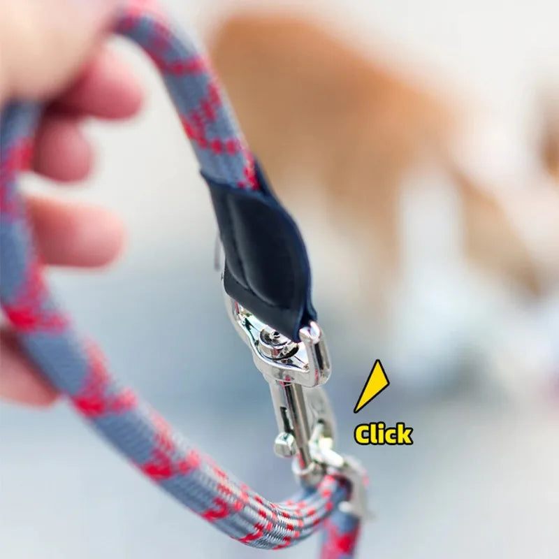 Reflective Double-Head Hands-Free Dog Training Leash – S/M/L Dog Training Leash Nixie