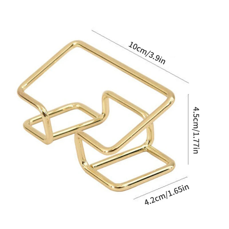 Metal Business Card Holder Desktop Stand | Holds 50 Cards Business Card Holder Nixie