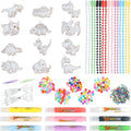 Kids Window Paint Art Kit – DIY Suncatcher Pendants Set Kids DIY Craft Kit Nixie Style 2