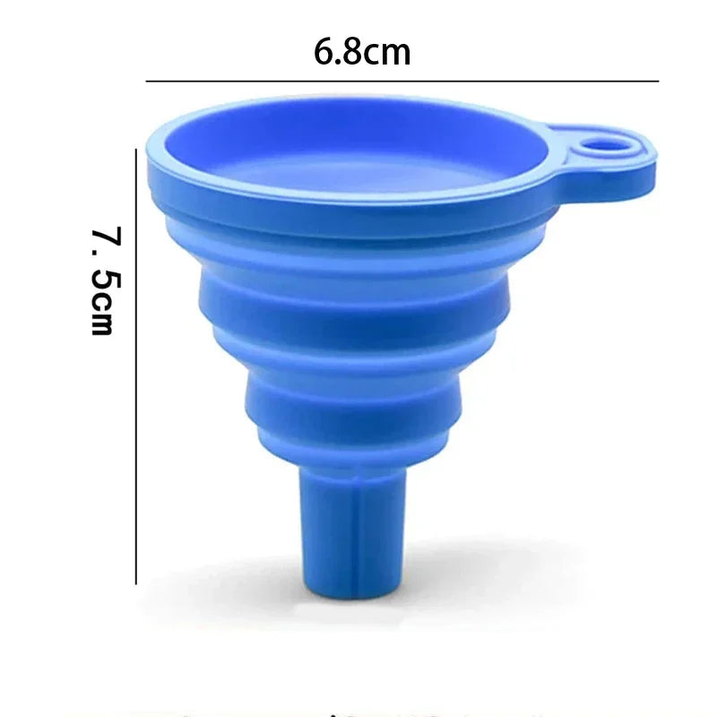 Silicone Collapsible Foldable Funnel – 2 or 4 Pack | Kitchen Kitchen Funnel Nixie