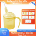 300ml Spill-Proof Straw Cup with Handle – Food Grade Care Mug Care Drinking Cup Nixie Yellow