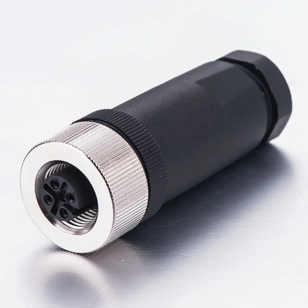 M12 Sensor Connector Male Female PG7 Screw Threaded Aviation Plug Sensor Connector Nixie