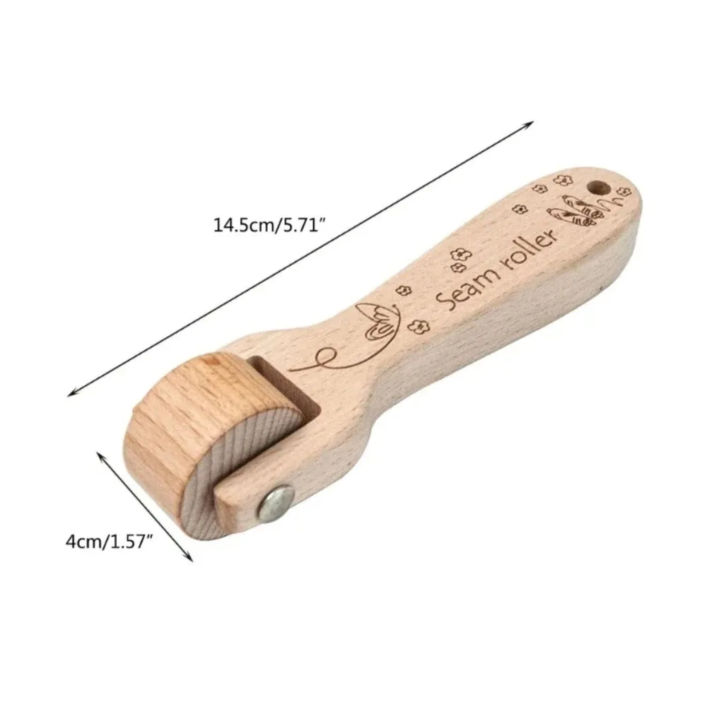 Bamboo Seam Roller Pressing Wheel – Sewing & Quilting Tool Sewing Seam Roller Nixie