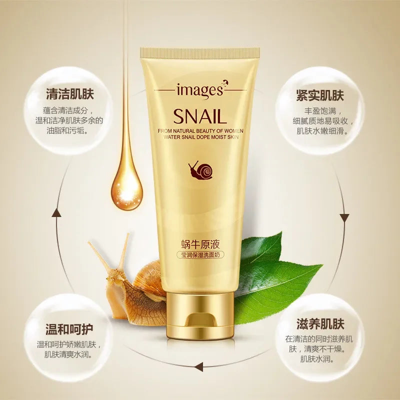 IMAGES Snail Essence Cleansing Gel – Hydrating Face Wash 100g Facial Cleansing Gel Nixie