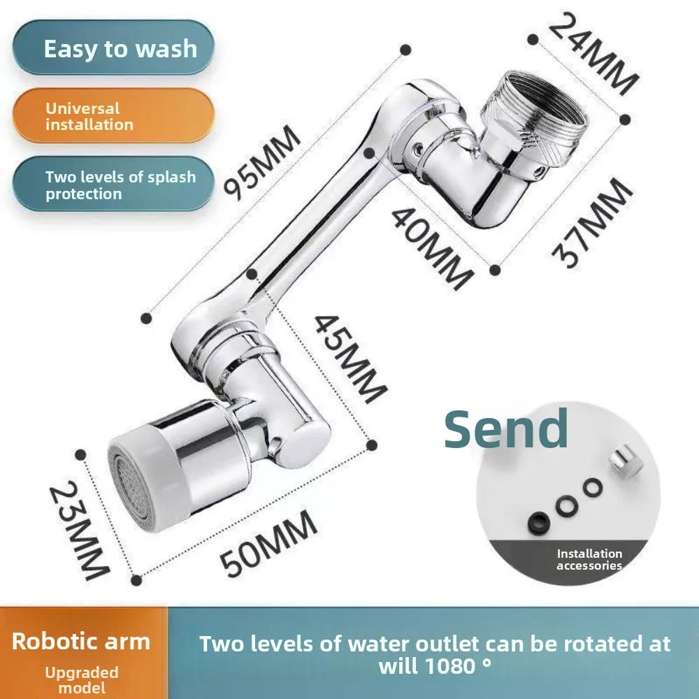 1080° Swivel Faucet Aerator Extender 20/22/24mm – Nixie Faucet Aerator Extender Nixie