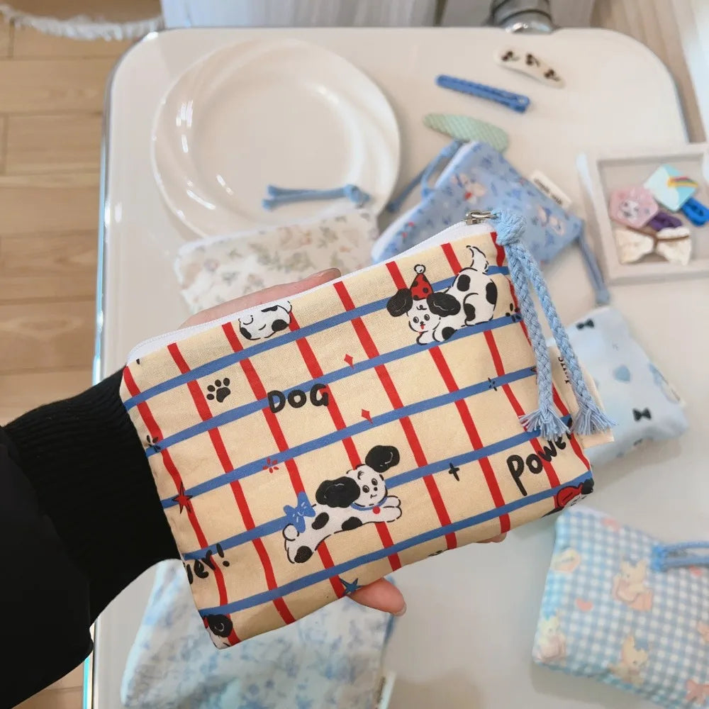 Cute Cartoon Mini Coin Purse Cotton Zipper Pouch Storage Bag Mini Coin Purse Nixie 03
