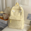 Polka Dot Transparent Large Capacity Student Backpack Student Backpack Nixie Yellow - Large