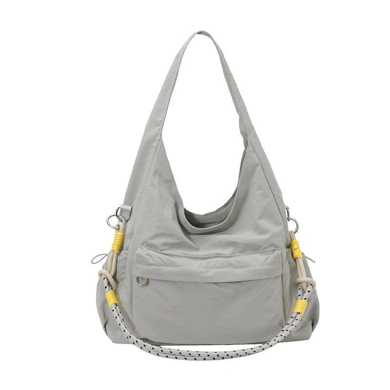 Women's Nylon Woven Rope Tote Crossbody Large Capacity Bag Women's Tote Bag Nixie