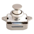 RV Push Button Cabinet Latch – Metal Lock for Camper & Boat