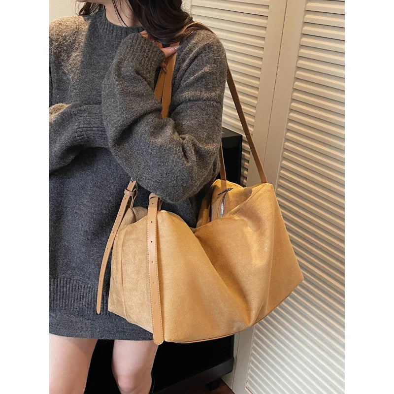 Nixie Frosted Tote Bag – Large Capacity Women's Commuter Bag Women's Tote Bag Nixie