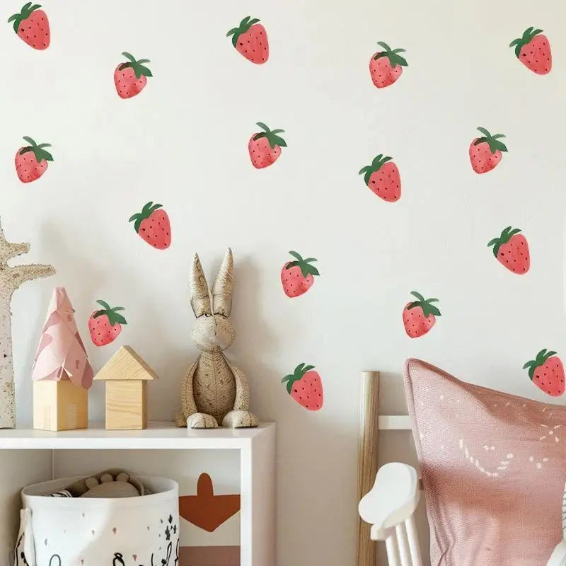 Cute Waterproof Berry Wall Stickers – Minimalist Home Decals Wall Decal Stickers Nixie