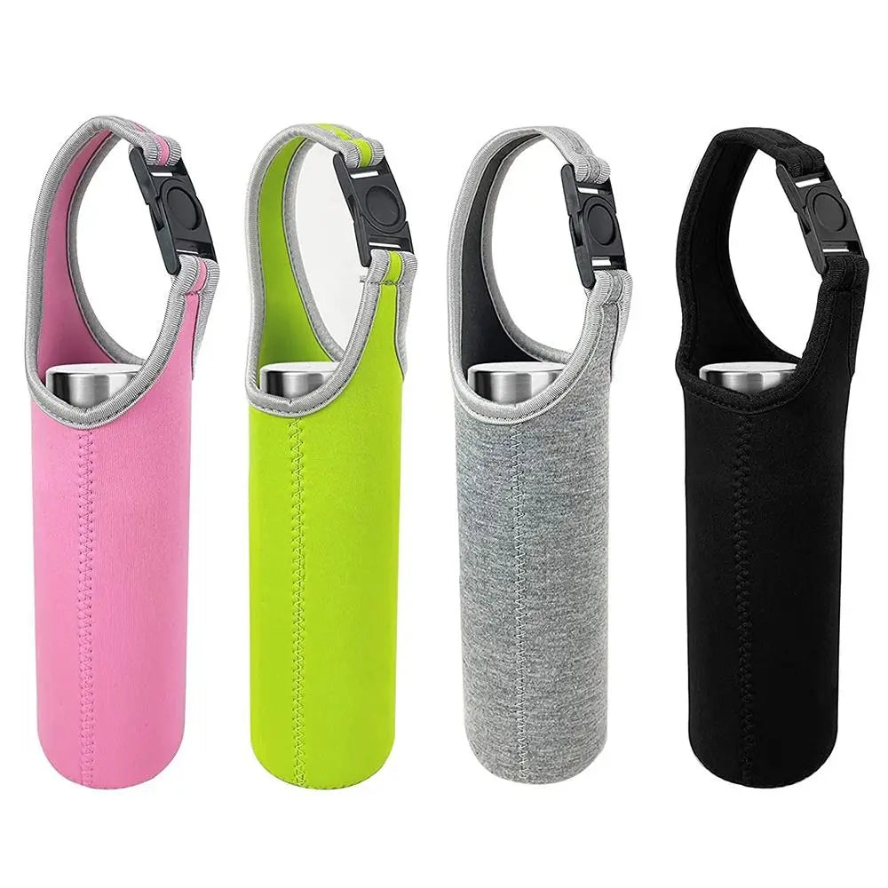 Neoprene Water Bottle Sleeve Carrier Bag with Shoulder Strap Bottle Sleeve Carrier Nixie