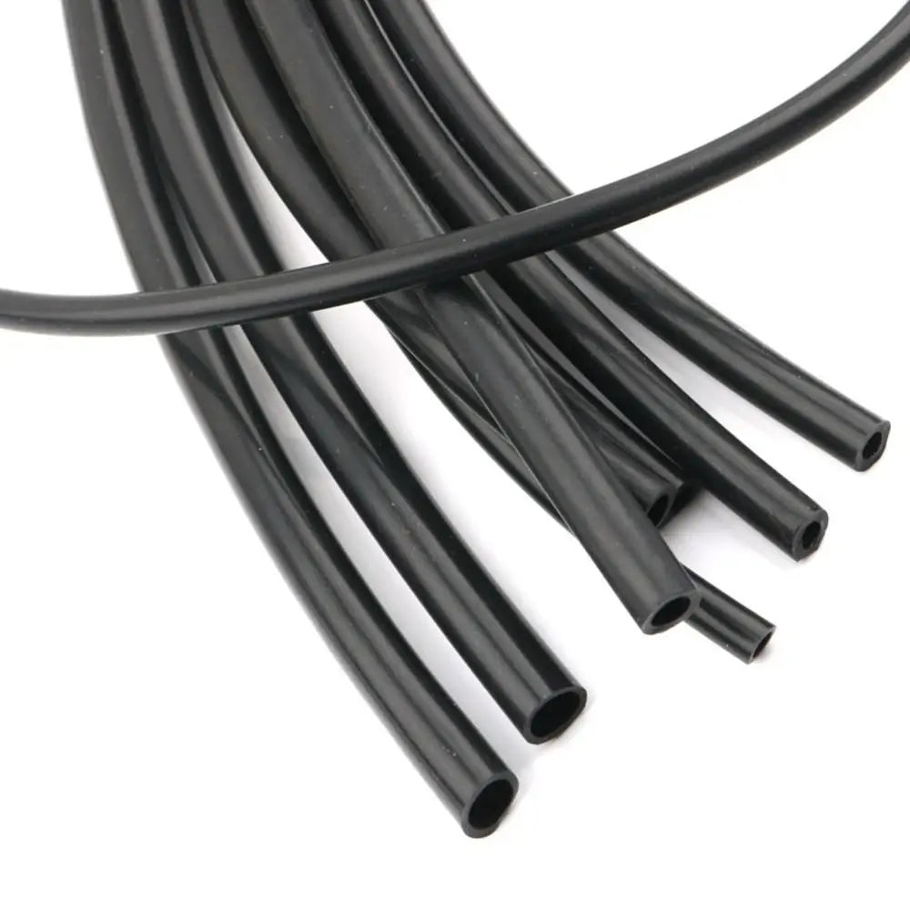 Food Grade Silicone Tube 5M Flexible Black Hose ID 2–6mm Silicone Tubing Hose Nixie