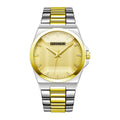 REBIRTH Men's Stainless Steel Quartz Watch – Waterproof Quartz Wristwatch Nixie Gold