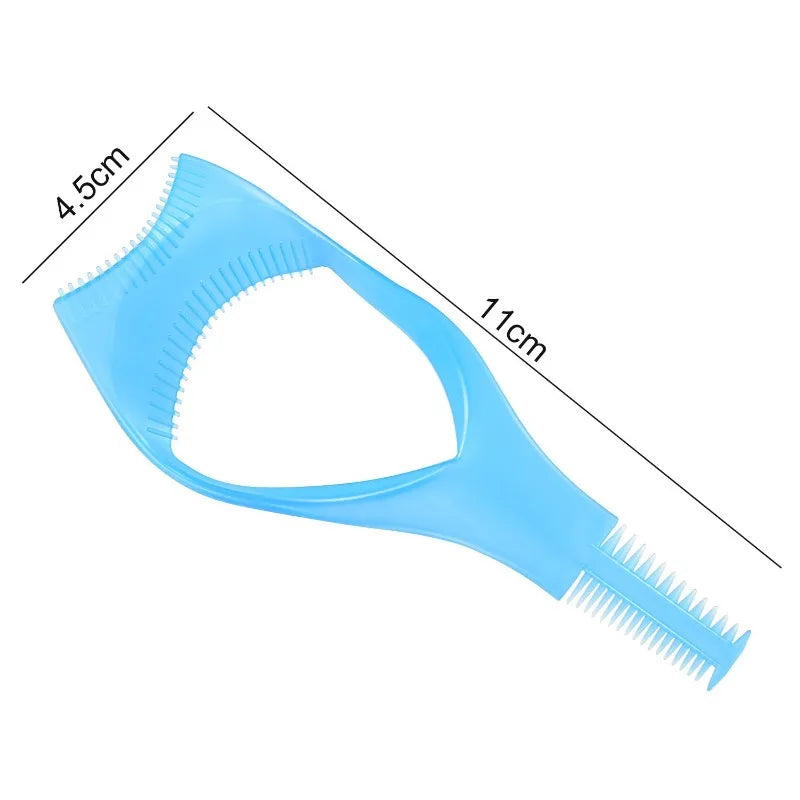 6-Piece 3-in-1 Mascara Shield, Lash Comb & Guard – 3 Colors Mascara Shield Set Nixie