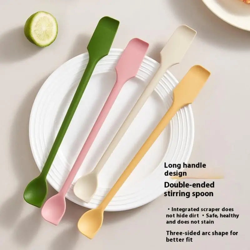 Mini Double-Ended Silicone Spatula & Scraper Set