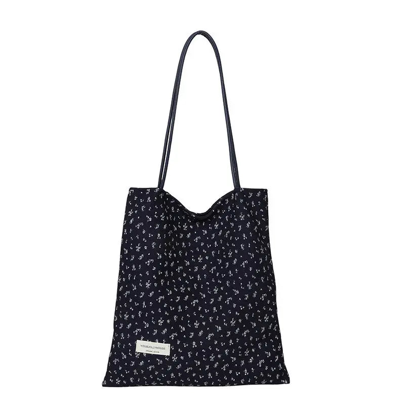 Floral Canvas Tote Bag for Women – Large Shoulder Handbag Canvas Shoulder Tote Nixie