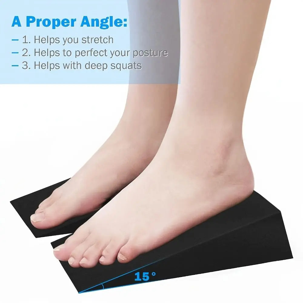 Yoga Squat Wedge Blocks – Incline Slant Board, EVA, 1 Pair Yoga Wedge Blocks Nixie