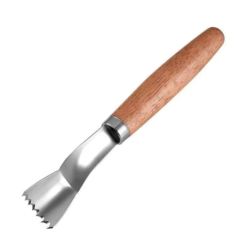 Stainless Steel Corn Peeler with Wood Handle | Corn Stripper Corn Peeler Tool Nixie