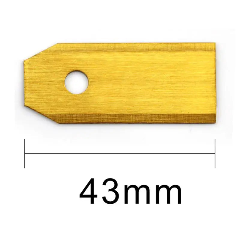 9-Pack 43mm Robotic Lawn Mower Replacement Blades + Screws