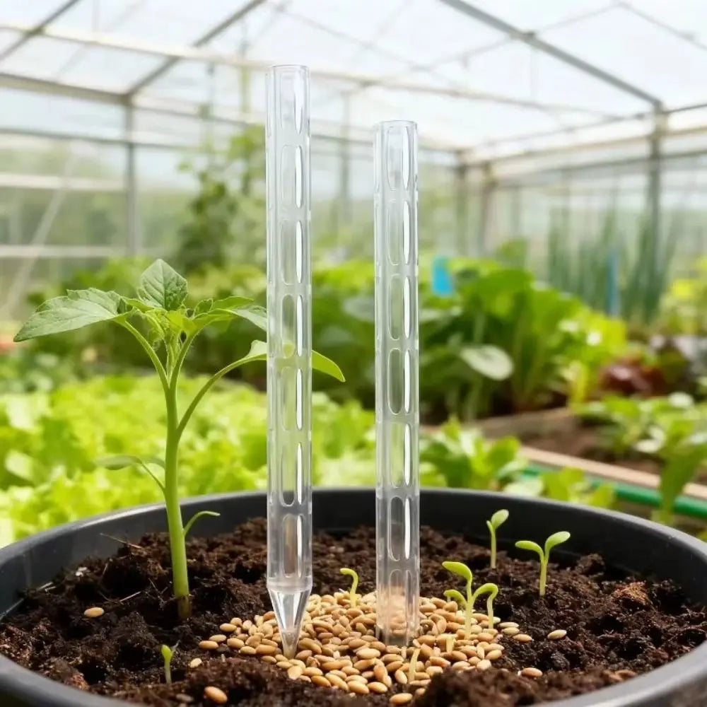 10Pcs Plant Root Ventilation Pipes – Reusable Flower Pot Tubes