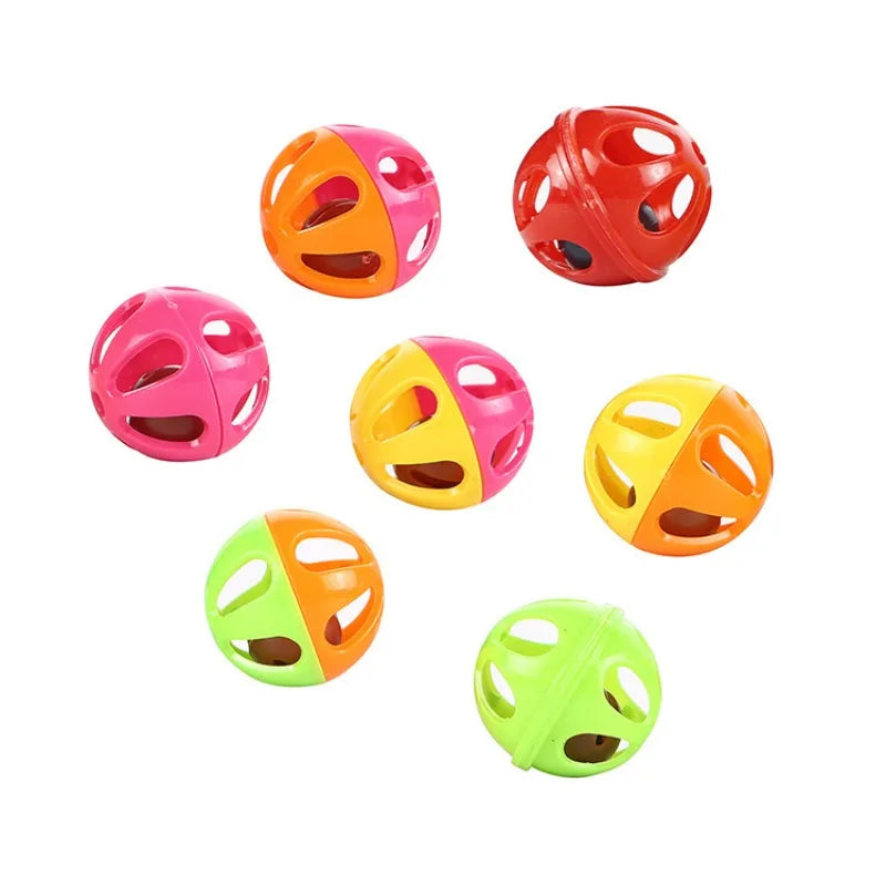 2pcs Jingle Bell Ball Interactive Cat Toy – Indoor & Outdoor Cat Ball Toy Nixie